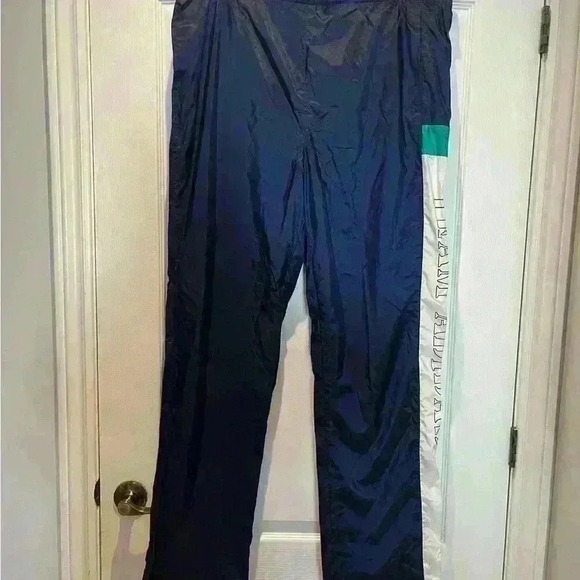 Vintage from the  80’s Adidas Mens Blue Track Pants Fully Lined Size Large - Picture 16 of 16